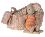 Maileg Bunny in Carry Cot Micro Assorted