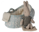 Maileg Rabbit in Carry Cot Micro Assorted