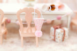 Aizulhomey Princess Chair - Pink Dollhouse Miniature