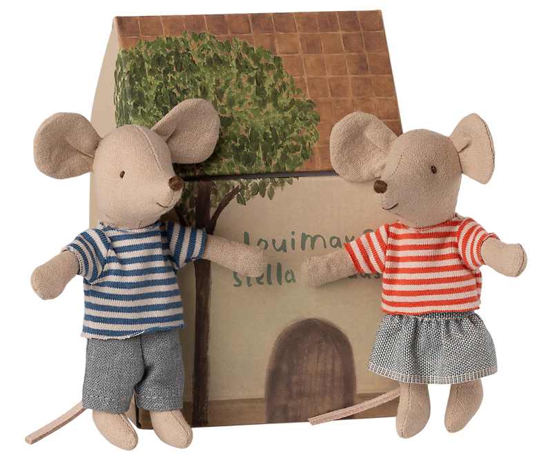 Maileg Louimax & Stella Little Brother & Sister Mice F/W 2025