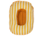 Maileg Rubber Boat Small Yellow Stripes