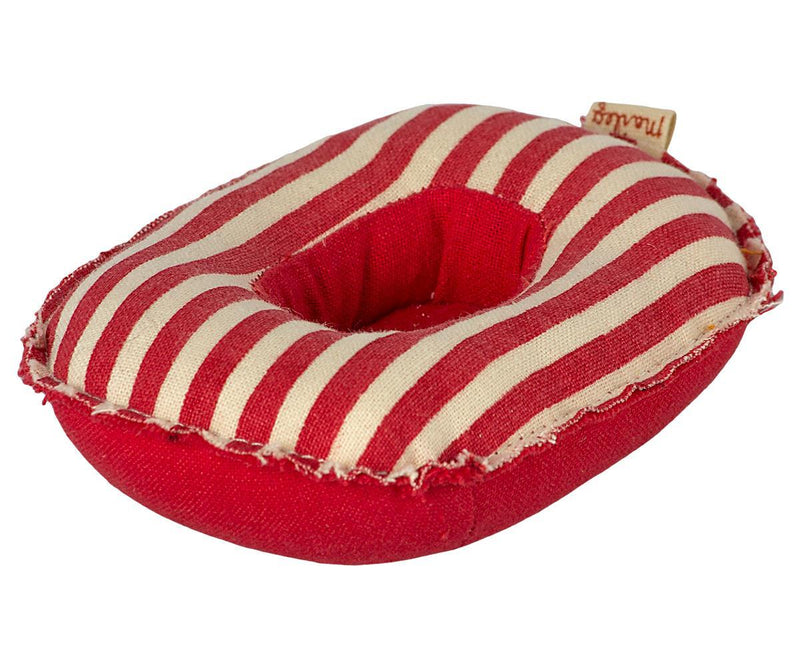 Maileg Rubber Boat Small Red Stripes