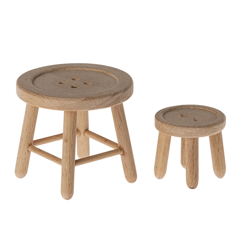Maileg Table And Stool Set Mouse 2024 PRE ORDER ONLY