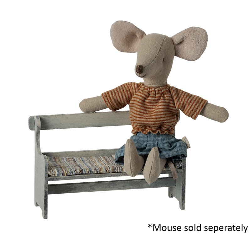Maileg Bench Mouse Off White F/W 2024