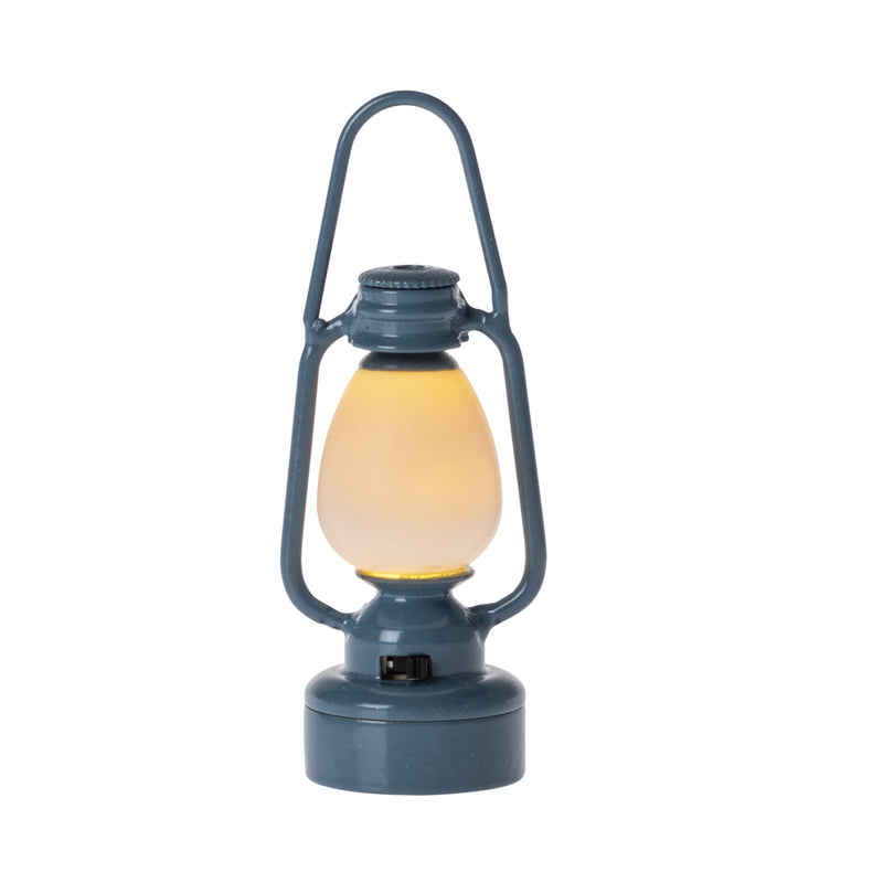 Maileg Vintage Lantern Mouse Blue F/W 2024