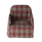 Maileg Mouse Chair Red Checker F/W 2024