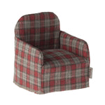 Maileg Mouse Chair Red Checker F/W 2024