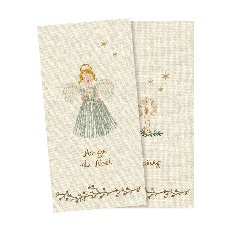 Maileg Napkins Ange De Noel Blue Small