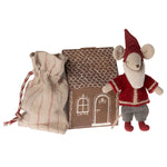 Maileg Santa Mouse With House New 2023