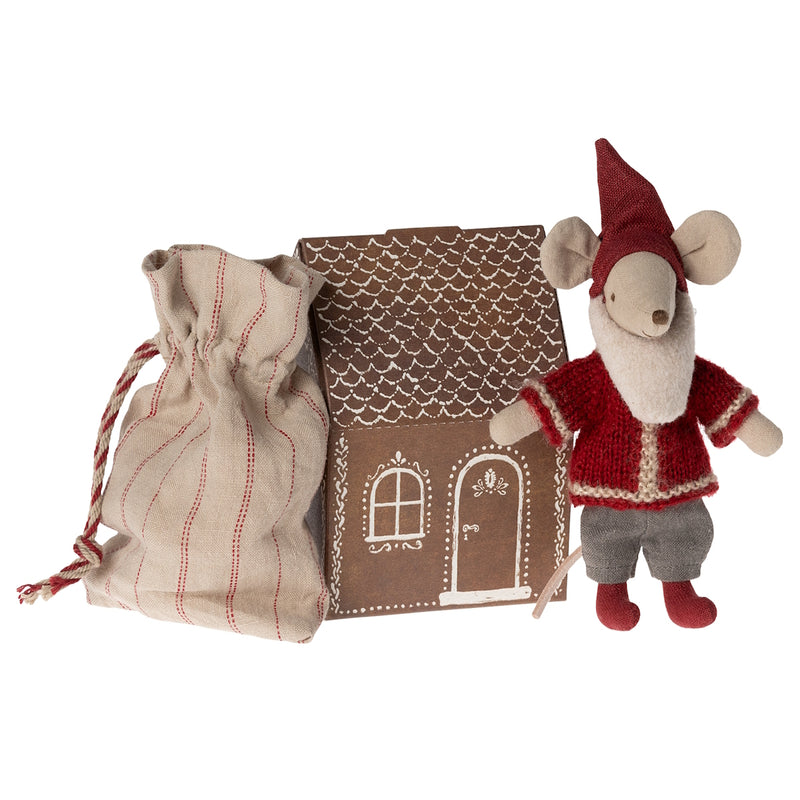 Maileg Santa Mouse with House F/W 2024