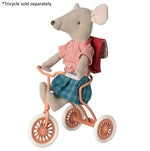 Maileg Tricycle Mouse Big Sister Red