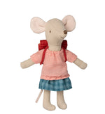 Maileg Tricycle Mouse Big Sister Red