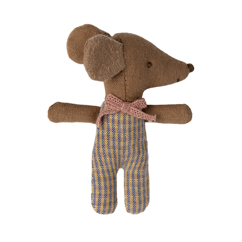 Maileg Sleepy Wakey Baby Mouse In Rose