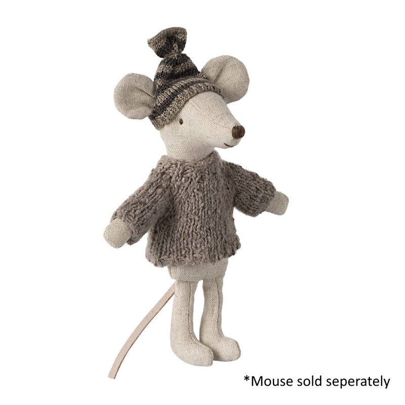 Maileg Knitted Sweater And Hat for Big Brother Mouse F/W 2024