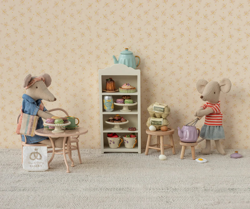 Maileg Cafe Set Mouse Big Pale Pink S/S 2025