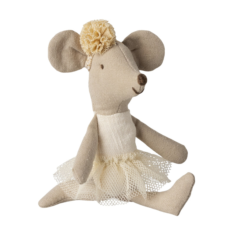 Maileg Ballerina Mouse Little Sister Off White F/W 2024