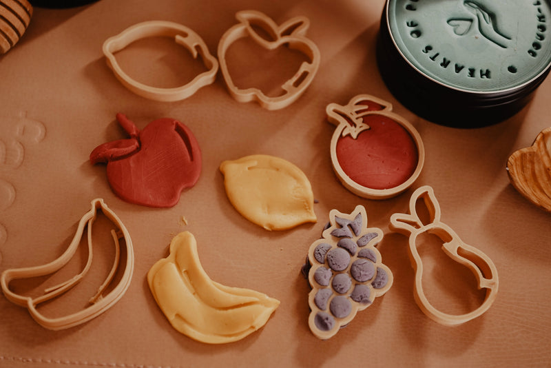 Kinfolk Pantry Mini Fruit Playdough Eco Cutter Set