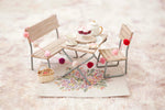 Handmade Miniature Party Decoration Pom Pom Garland Valentine Perfect For Your Maileg Mice