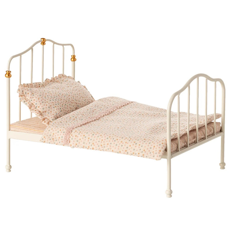 Maileg Vintage Double Bed Mouse Off-White F/W 2025 PRE ORDER ONLY