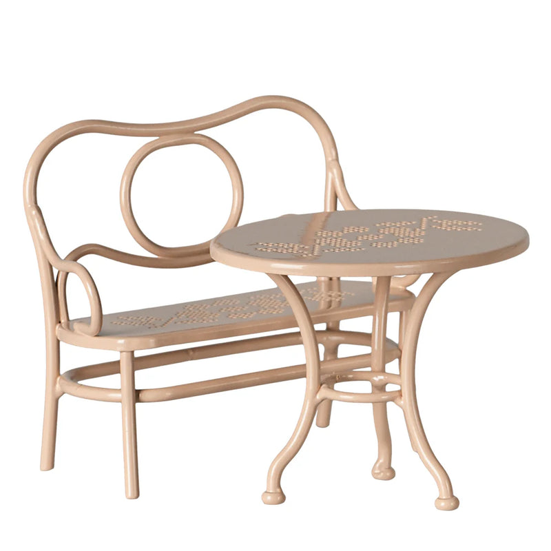 Maileg Cafe Set Mouse Big Pale Pink S/S 2025