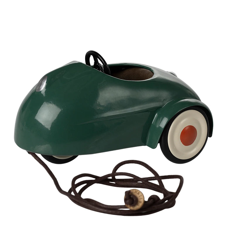 Maileg Car Mouse Dark Green S/S 2025
