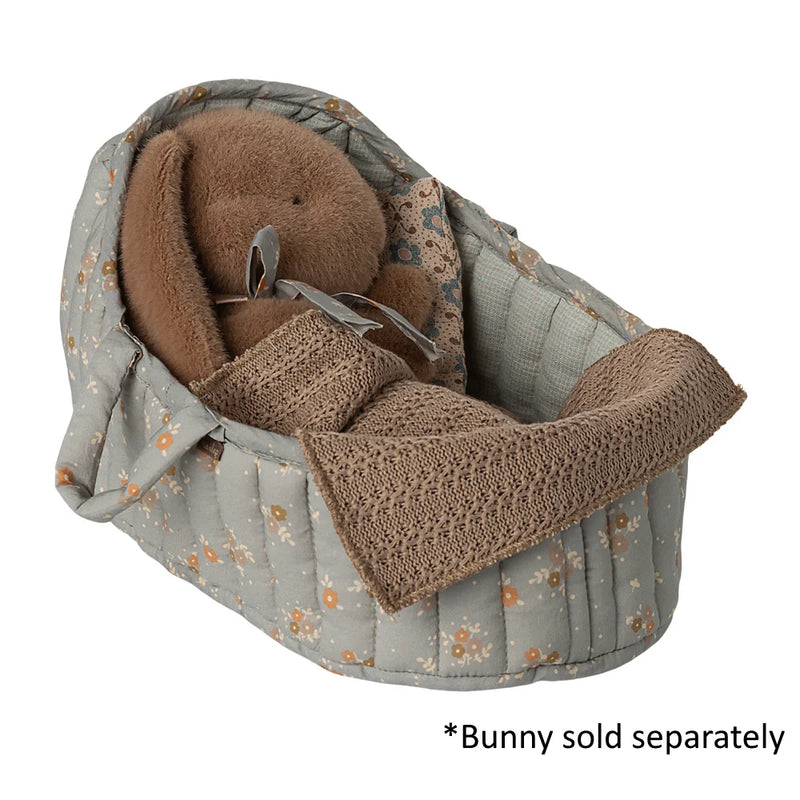 Maileg Carry Cot Large Blue S/S 2025 PRE ORDER ONLY
