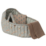 Maileg Carry Cot Large Blue S/S 2025 PRE ORDER ONLY