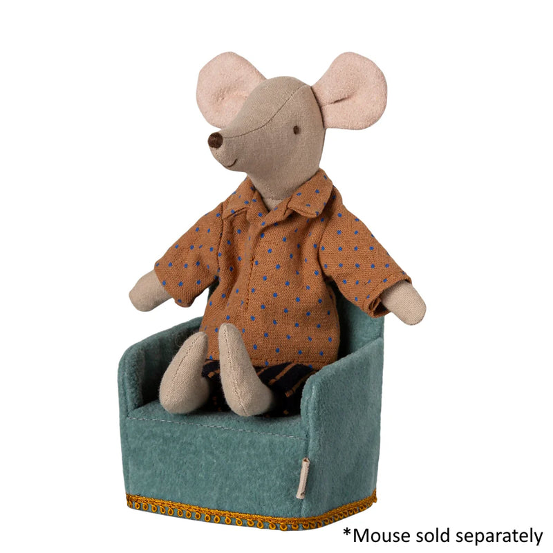 Maileg Folding Chair Mouse Mint S/S 2025