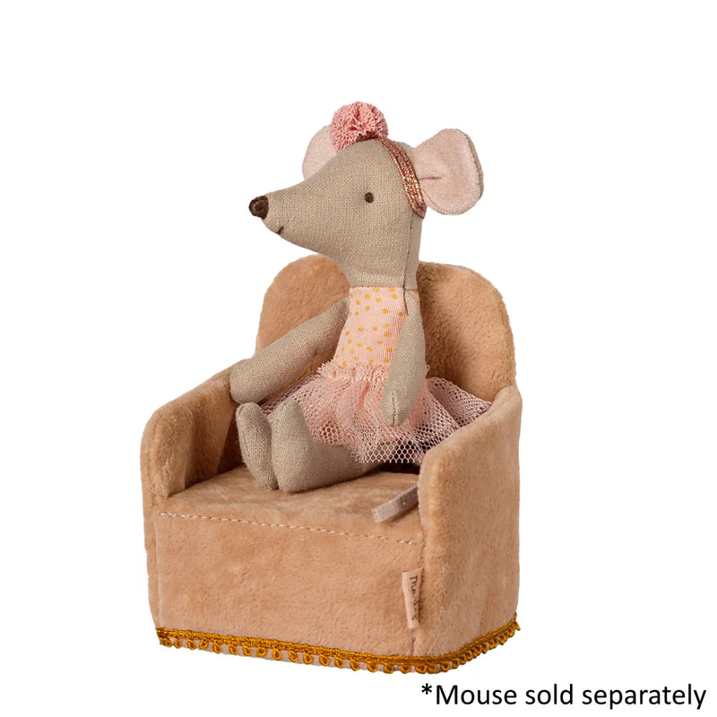 Maileg Folding Chair Mouse Powder S/S 2025