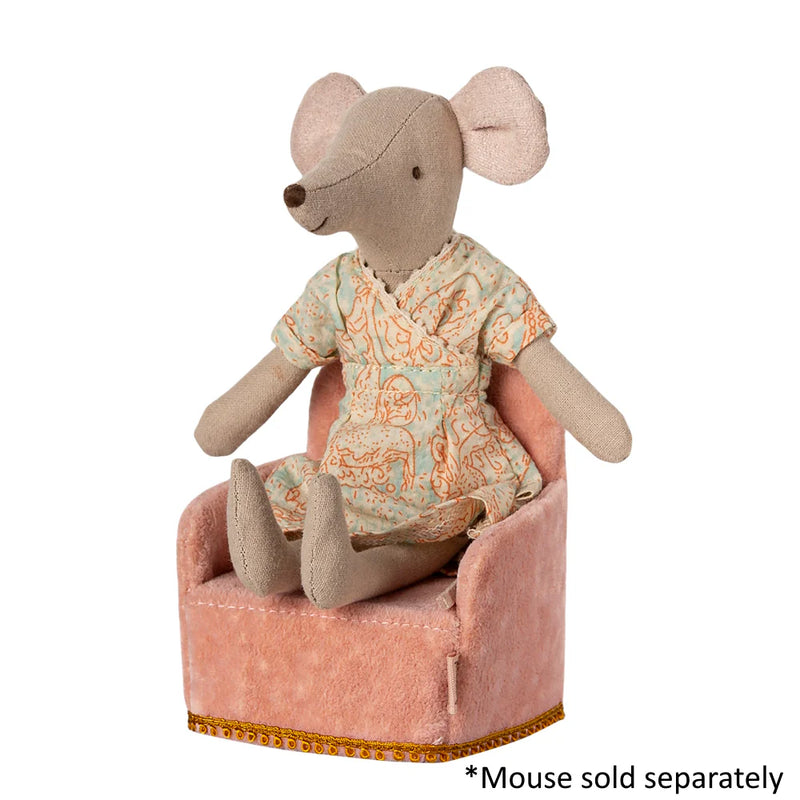 Maileg Folding Chair Mouse Rose S/S 2025