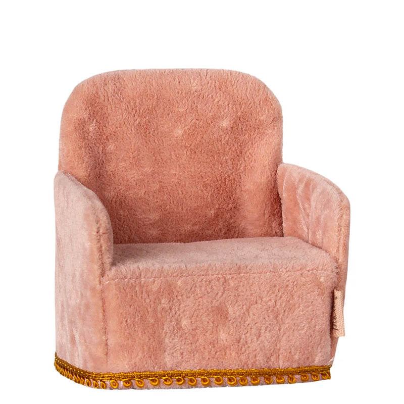 Maileg Folding Chair Mouse Rose S/S 2025