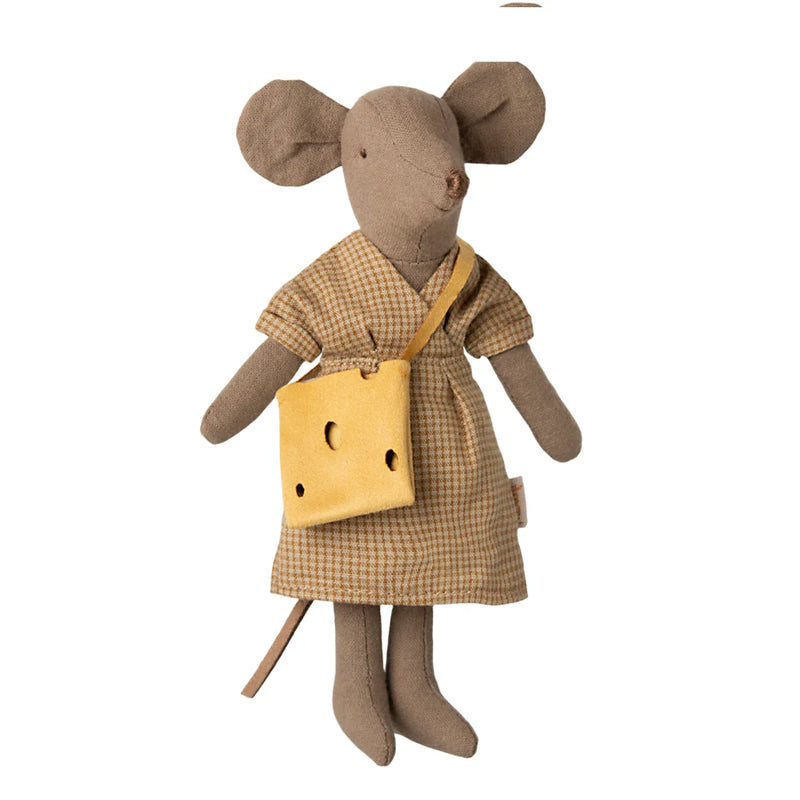 Maileg Mum Mouse Light Brown S/S 2025