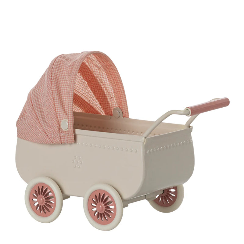 Maileg Pram Mouse Coral S/S 2025