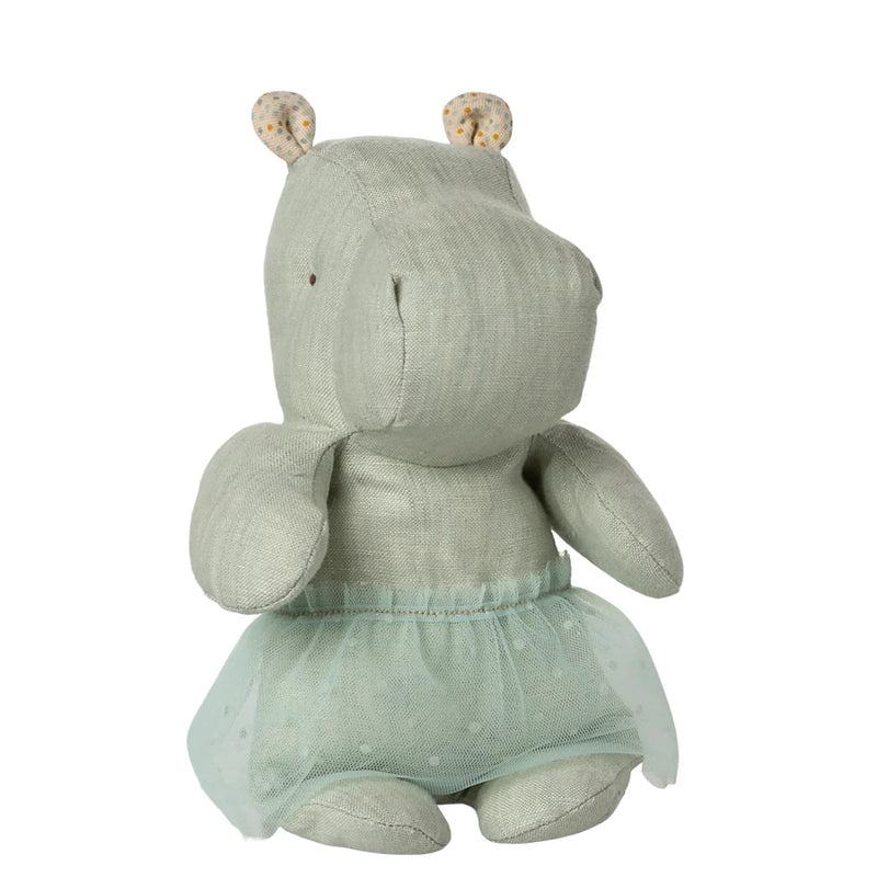 Maileg Safari Friends Hippo With Tutu Small Mint S/S 2025 PRE ORDER ONLY