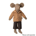 Maileg Shirt and Striped Pants Dad Mouse S/S 2025