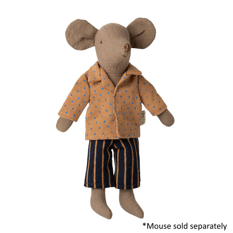 Maileg Shirt and Striped Pants Dad Mouse S/S 2025