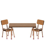 Maileg Table and Chair Set Mouse Dark Powder S/S 2025