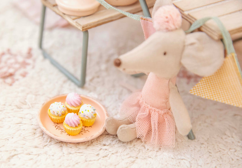 Single Handmade Miniature Polymer Cupcake Miniature Food Perfect For Maileg Mice