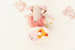 Handmade Miniature Polymer Clay Heart Shaped Waffle Stack Miniature Food Perfect For Maileg Mice
