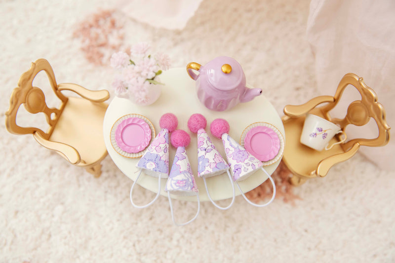Aizulhomey Princess Chair - Gold Dollhouse Miniature