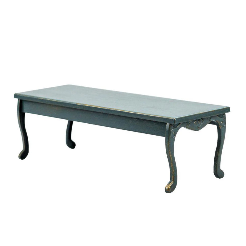 Aizulhomey Retro Long Table Dollhouse Miniature