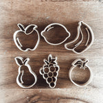 Kinfolk Pantry Mini Fruit Playdough Eco Cutter Set