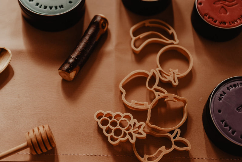 Kinfolk Pantry Mini Fruit Playdough Eco Cutter Set