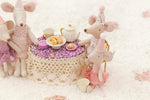 Set of 4 Handmade Miniature Party Hats Sweet Vintage Perfect For Your Maileg Mice