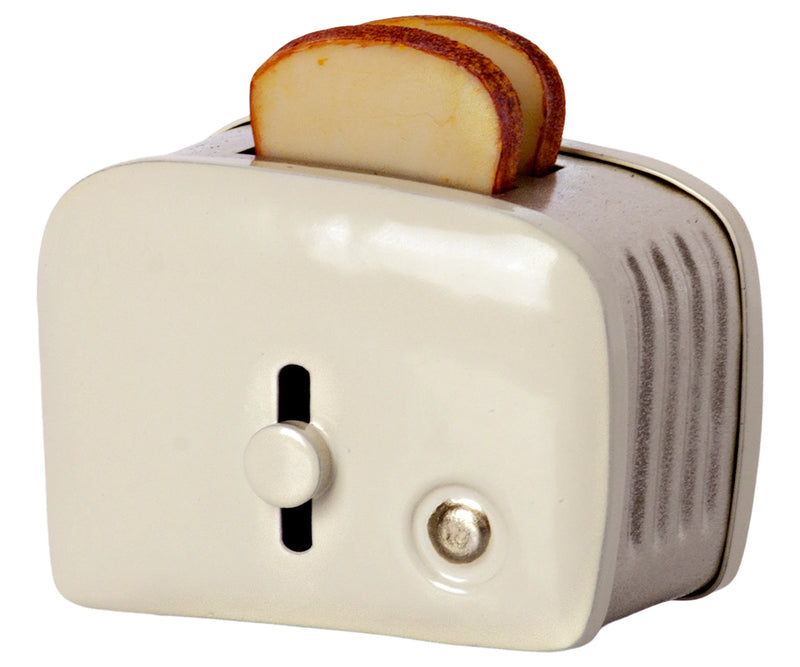 Maileg Miniature Toaster With Bread Off White