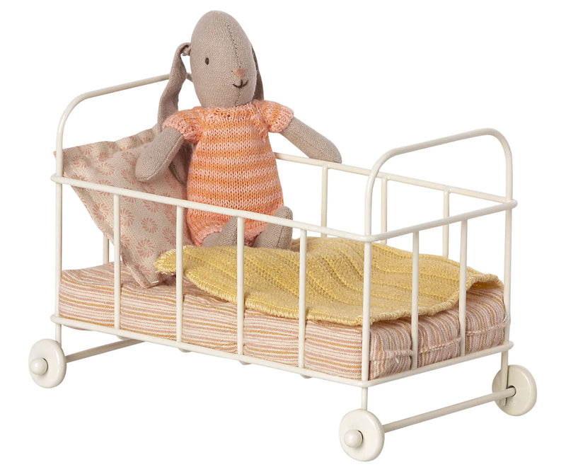 Maileg Micro Cot Bed Rose