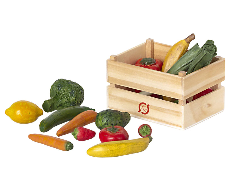 Maileg Veggies & Fruits In Box