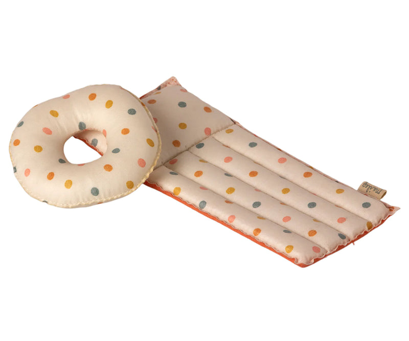Maileg Mouse Air Mattress Mouse Multi Dot