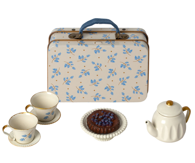 Maileg Afternoon Treat, Mouse Blue Madelaine