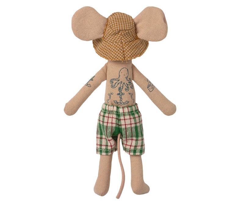 Maileg Beach Mouse Dad In Cabin